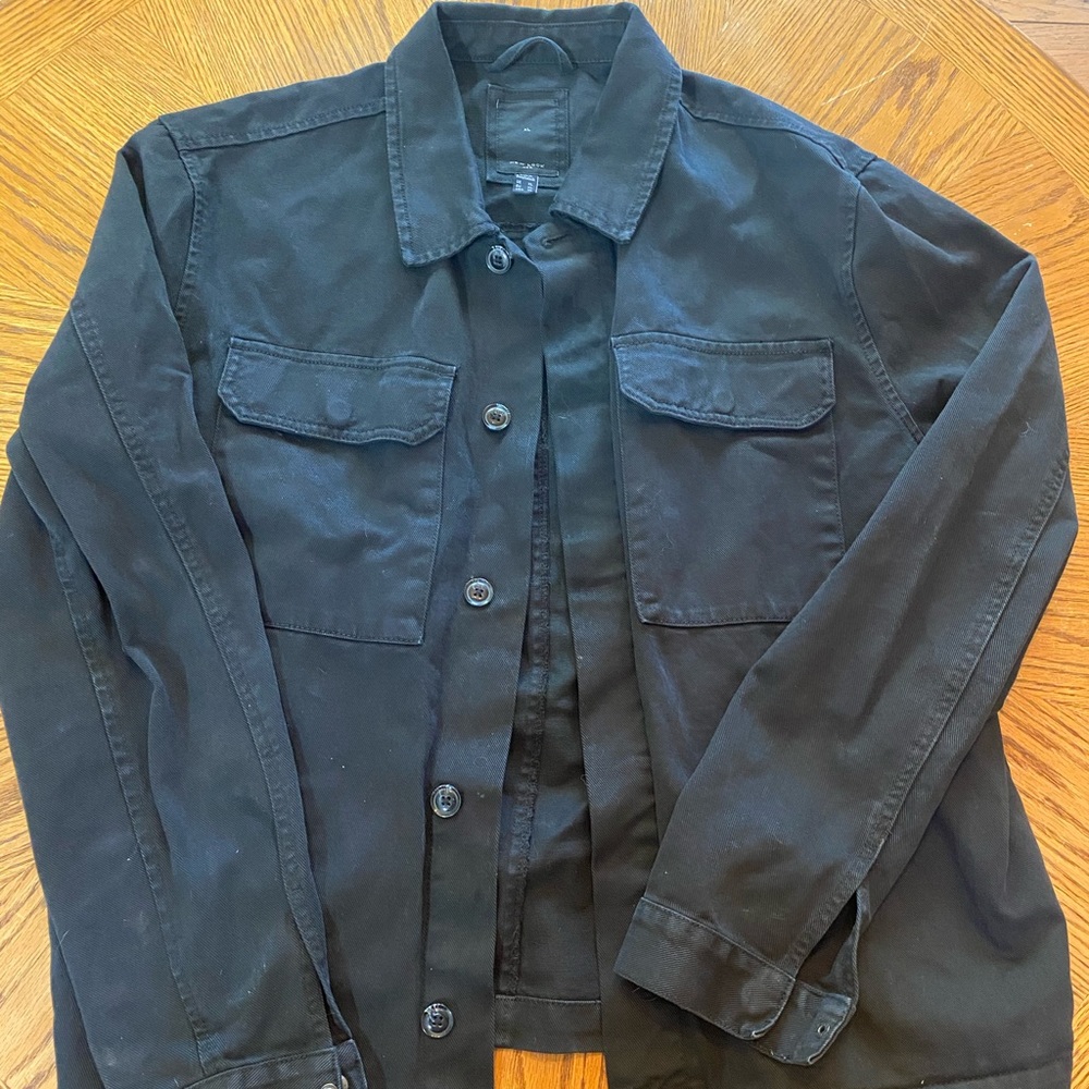 Topman black jean jacket